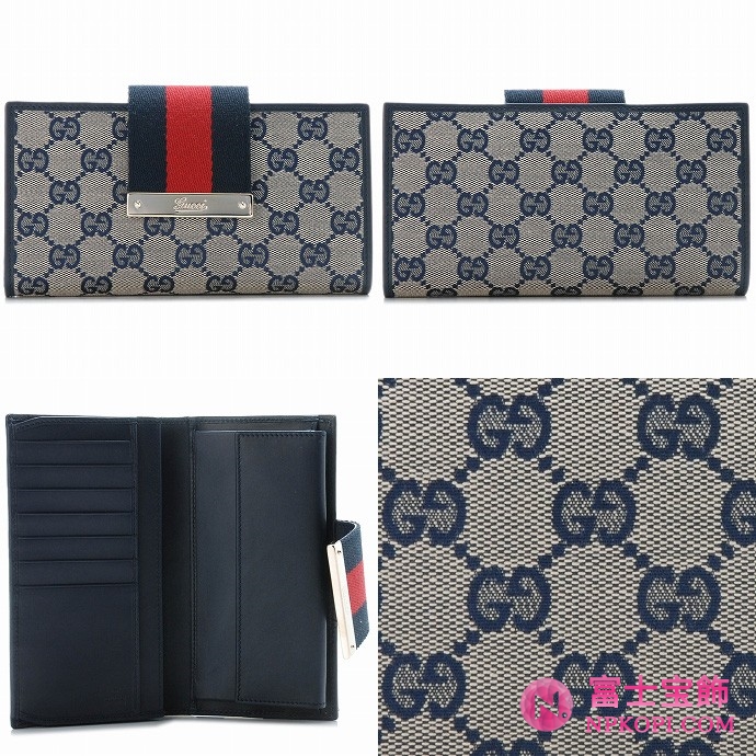 GUCCI/グッチ 2012年春夏新作LADIES WEB2つ折りフラップ長財布 181668 FWCZG 4080 
